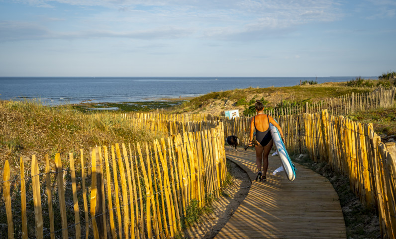 Hotel beach access Île de Ré
