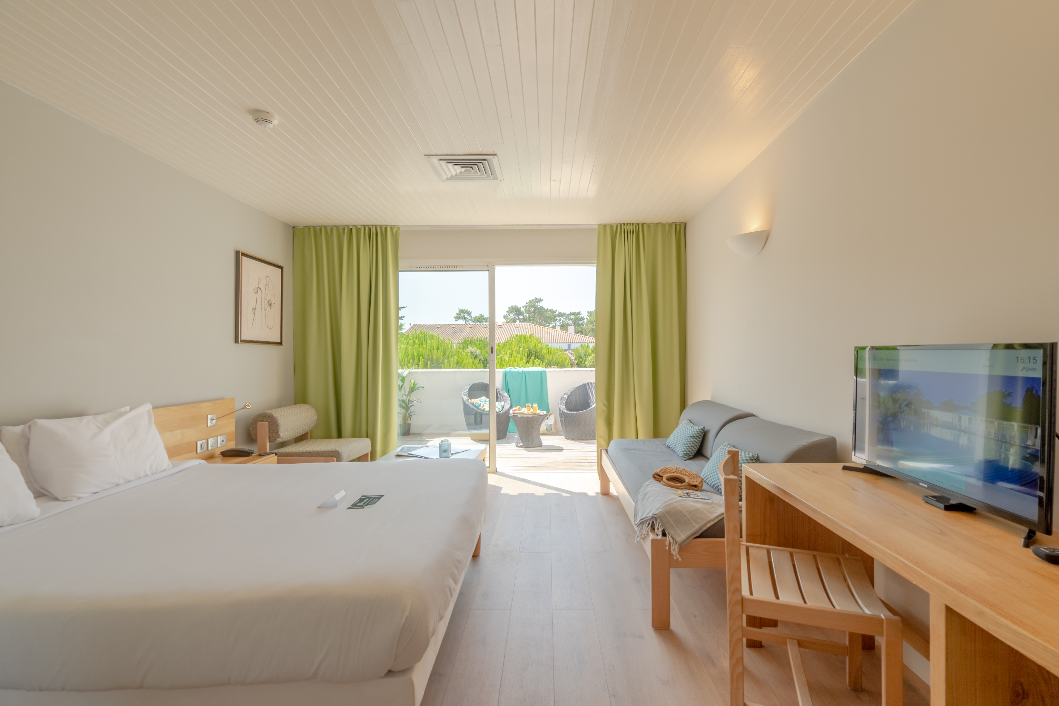 Chambre hôtel Les Grenettes Île de Ré