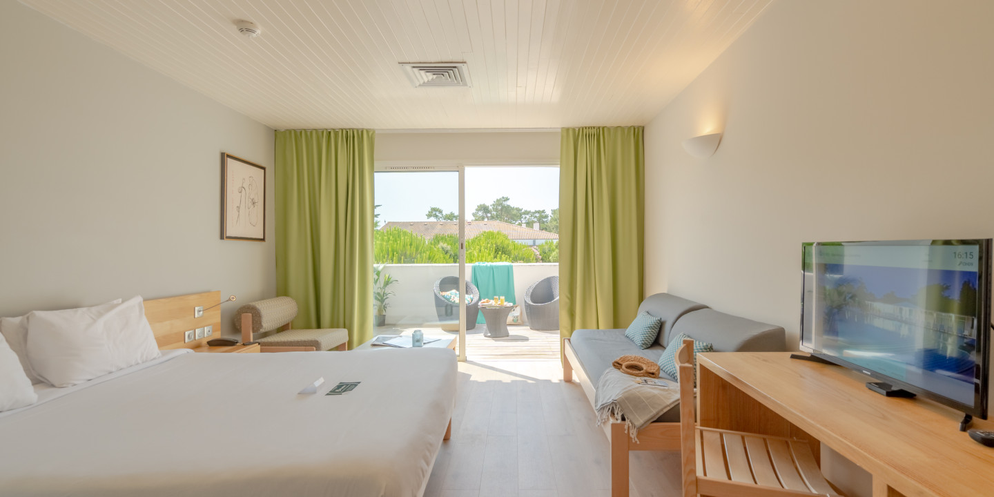Chambre hôtel Les Grenettes Île de Ré