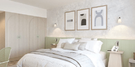 Chambre hôtel Les Grenettes
