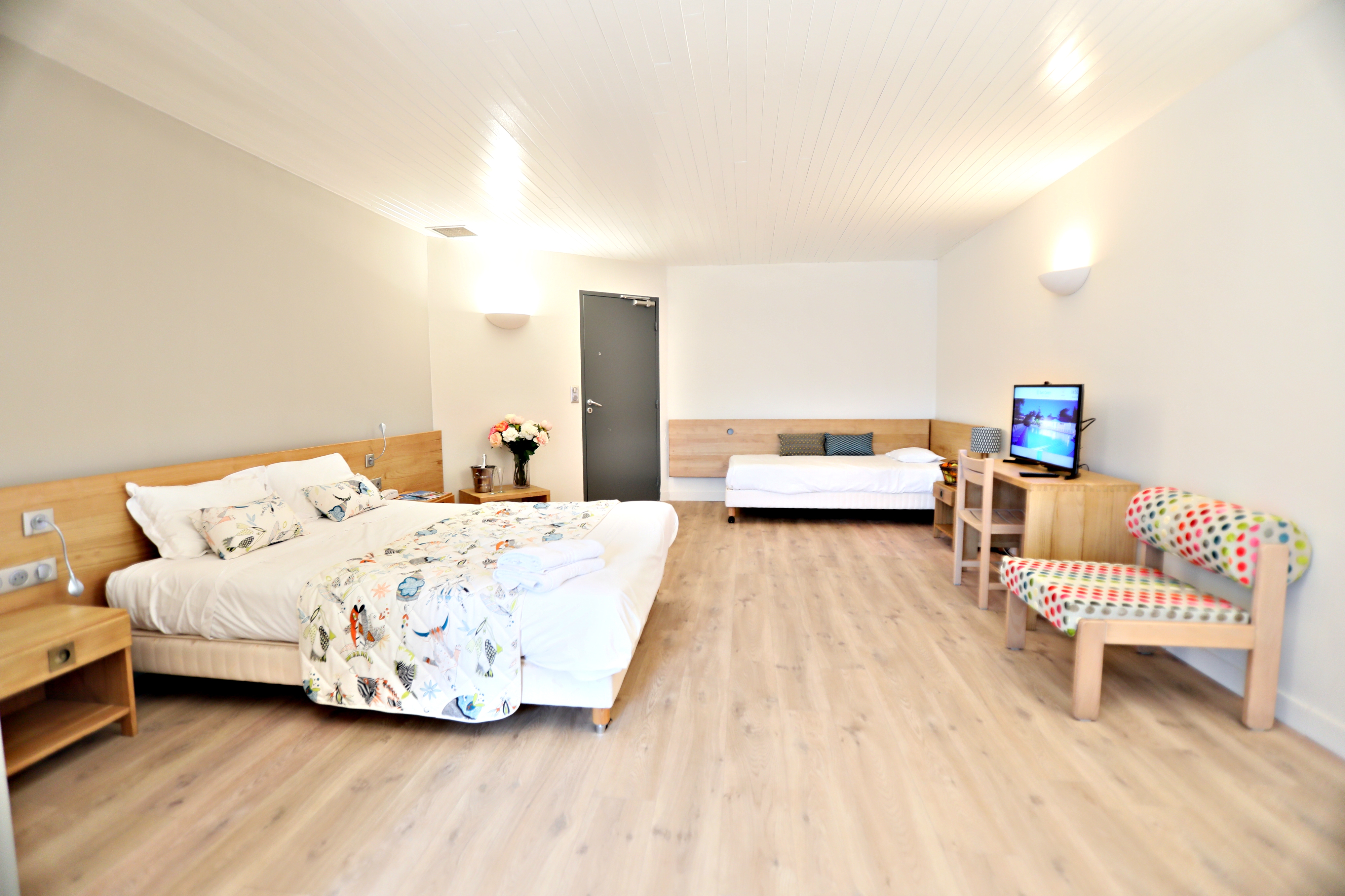 Twin kamer 2 Hotel Les Grenettes